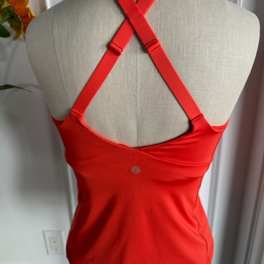 Athleta Orange Criss Cross Bra Tank - Picture 12 of 12